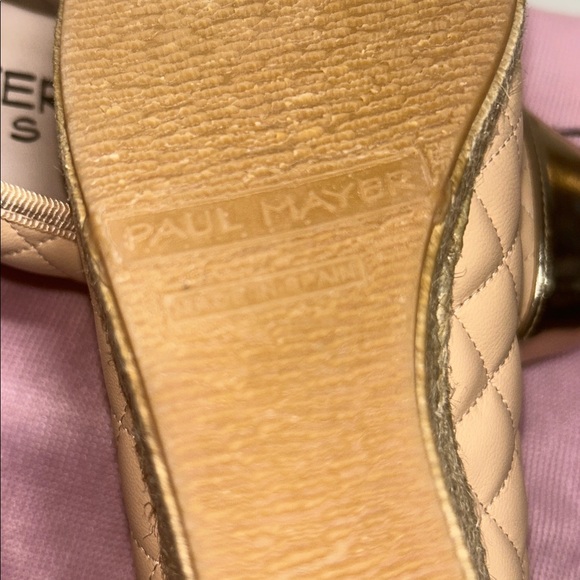 Blush and Gold Wedges - Picture 4 of 4